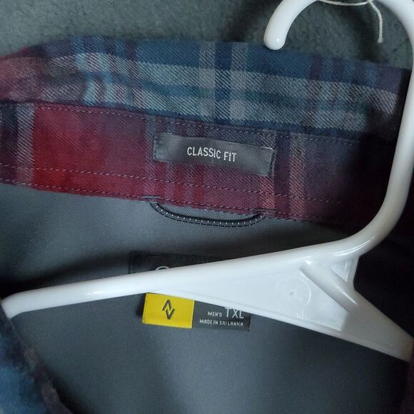 Eddie Bauer Shirt Travex Mens TXL Classic Fit Long Sleeve Button Up Plaid Casual - Picture 4 of 15